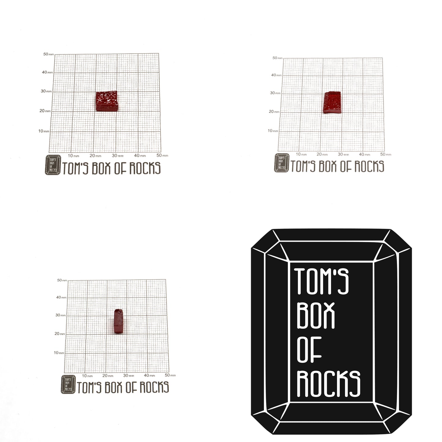 Hydrothermal Red Beryl - Grade A - Faceting Rough
