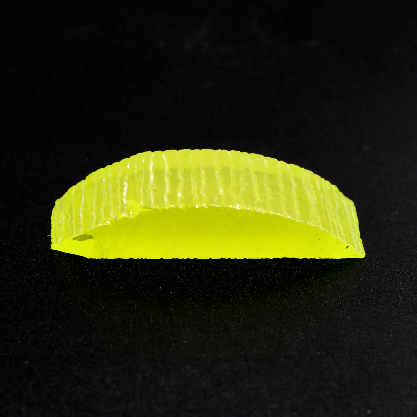 GAGG Lumogarnet Rough β Neon Yellow Fluorescent Crystal with Afterglow