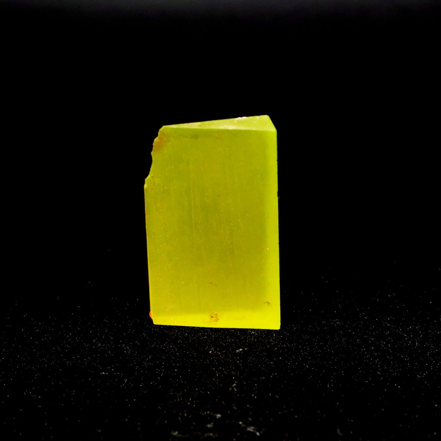 Day-Glow Yellow Gadolinium Aluminum Gallium Garnet (GAGG) Faceting Rough
