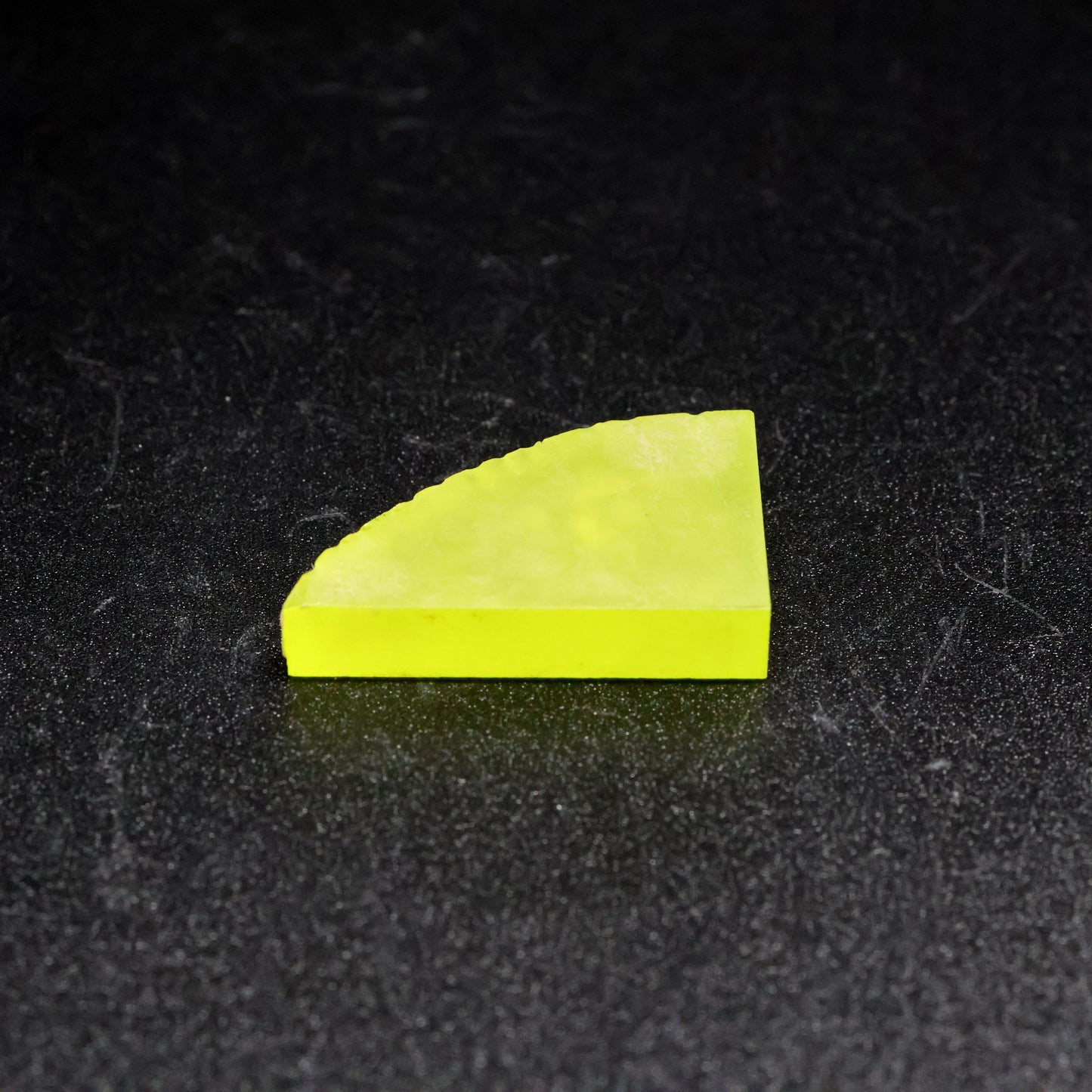 Day-Glow Yellow Gadolinium Aluminum Gallium Garnet (GAGG) Faceting Rough
