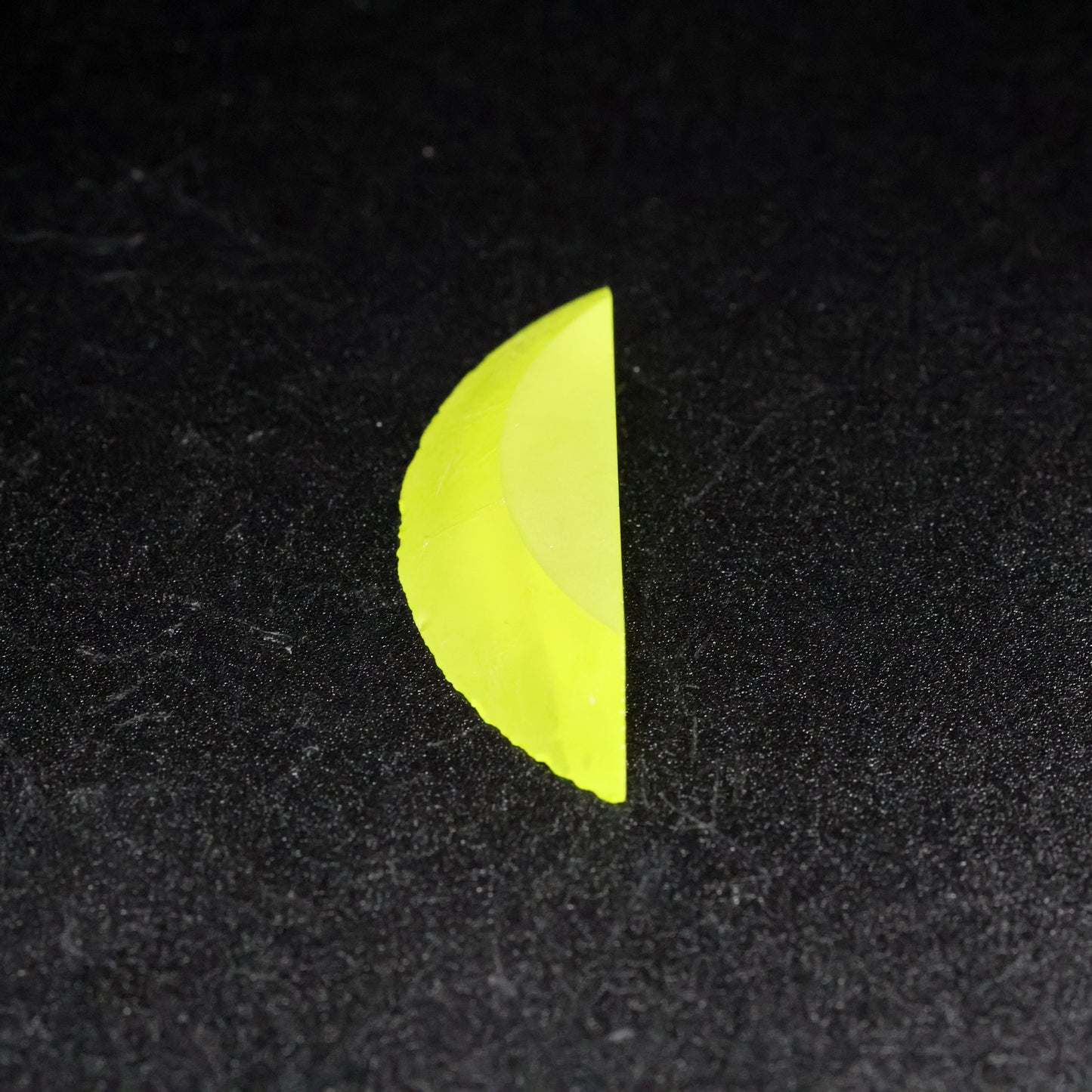 Day-Glow Yellow Gadolinium Aluminum Gallium Garnet (GAGG) Faceting Rough
