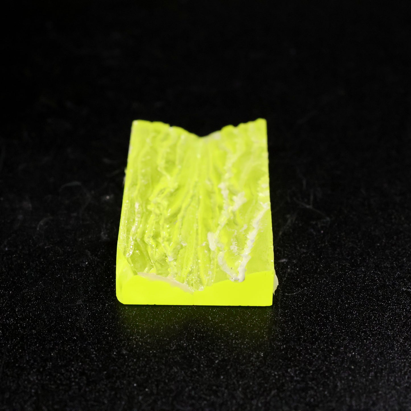 Day-Glow Yellow Gadolinium Aluminum Gallium Garnet (GAGG) Faceting Rough