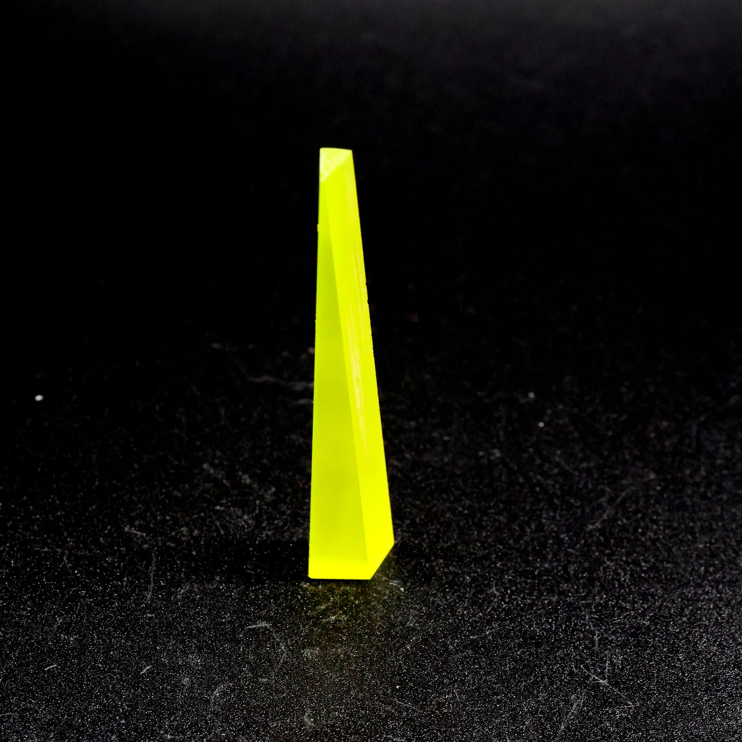 Day-Glow Yellow Gadolinium Aluminum Gallium Garnet (GAGG) Faceting Rough