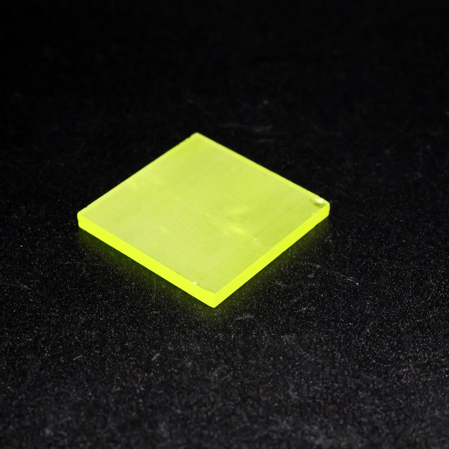 Day-Glow Yellow Gadolinium Aluminum Gallium Garnet (GAGG) Faceting Rough