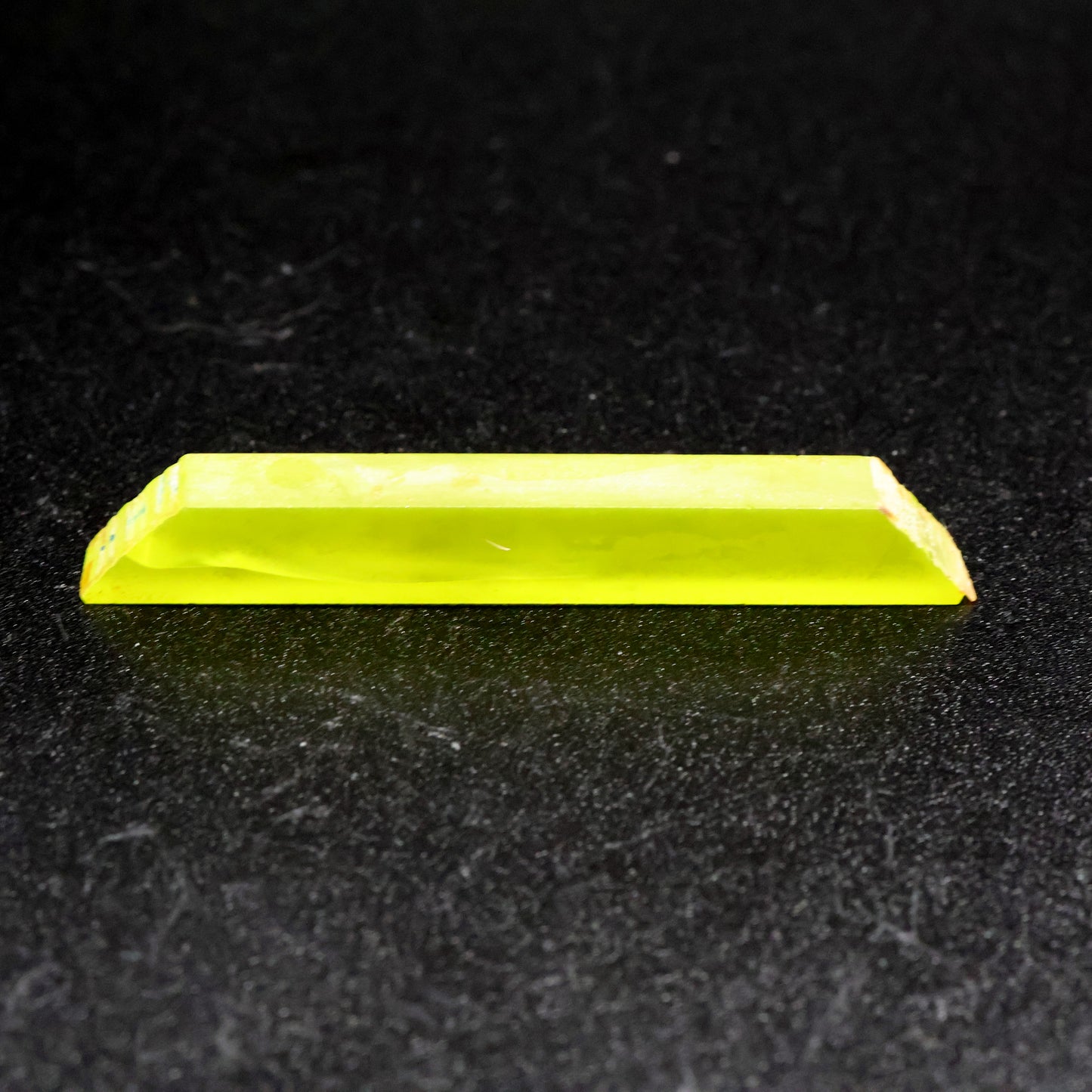 Day-Glow Yellow Gadolinium Aluminum Gallium Garnet (GAGG) Faceting Rough