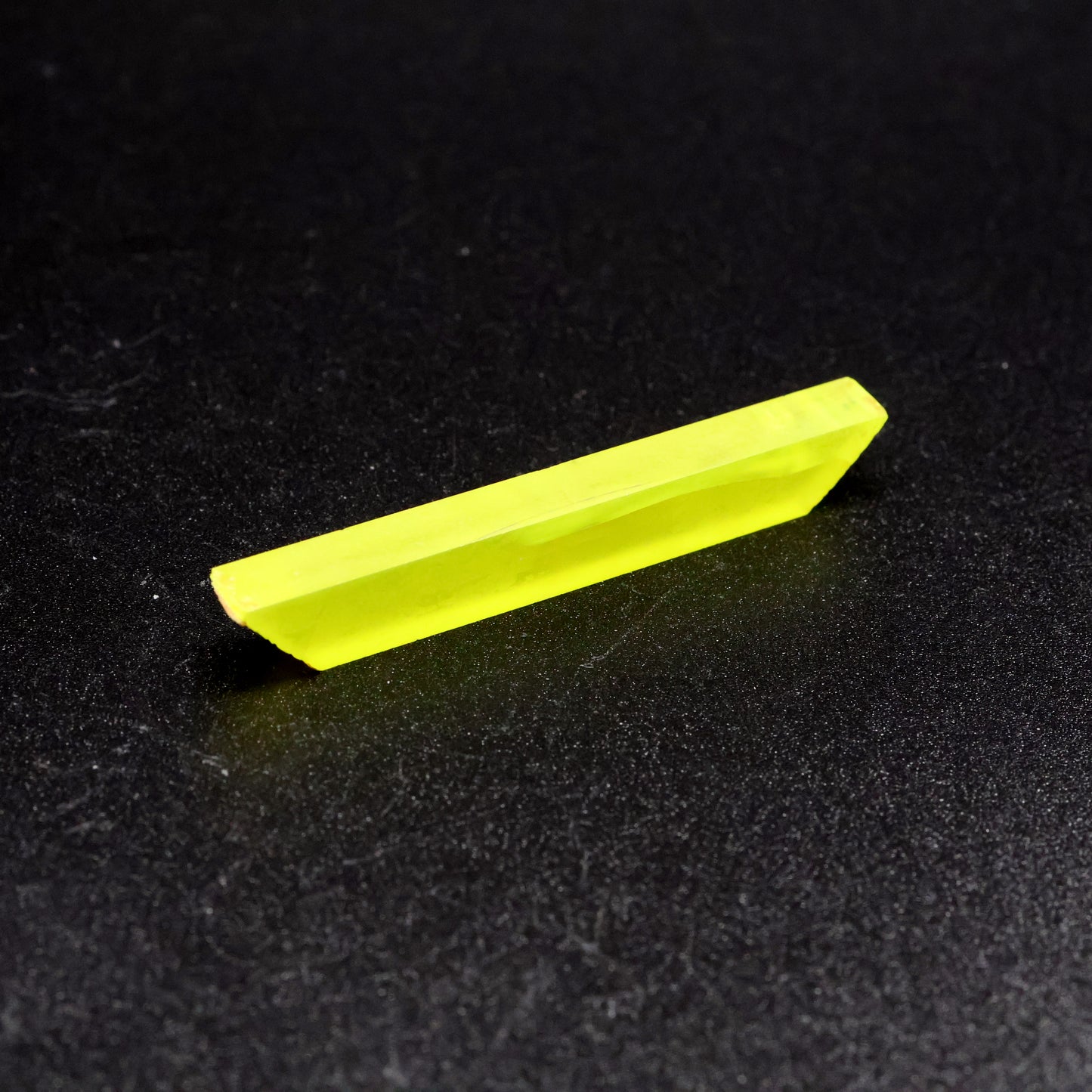 Day-Glow Yellow Gadolinium Aluminum Gallium Garnet (GAGG) Faceting Rough