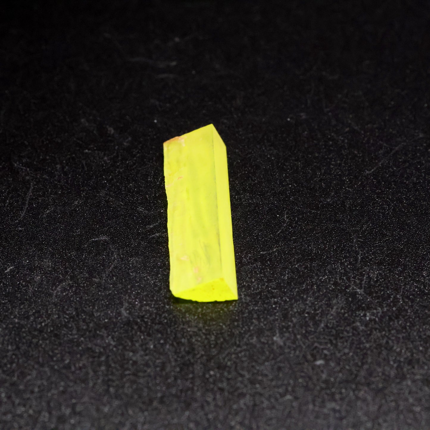Day-Glow Yellow Gadolinium Aluminum Gallium Garnet (GAGG) Faceting Rough