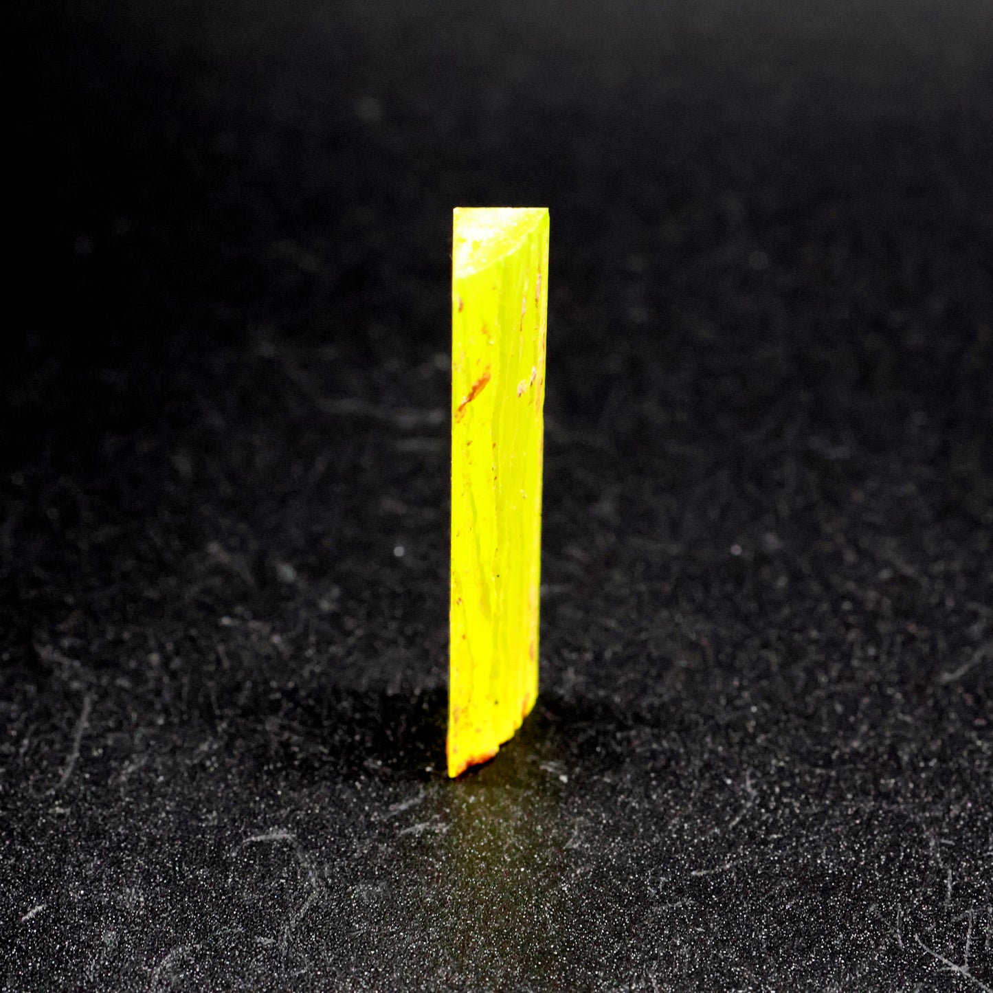 Day-Glow Yellow Gadolinium Aluminum Gallium Garnet (GAGG) Faceting Rough
