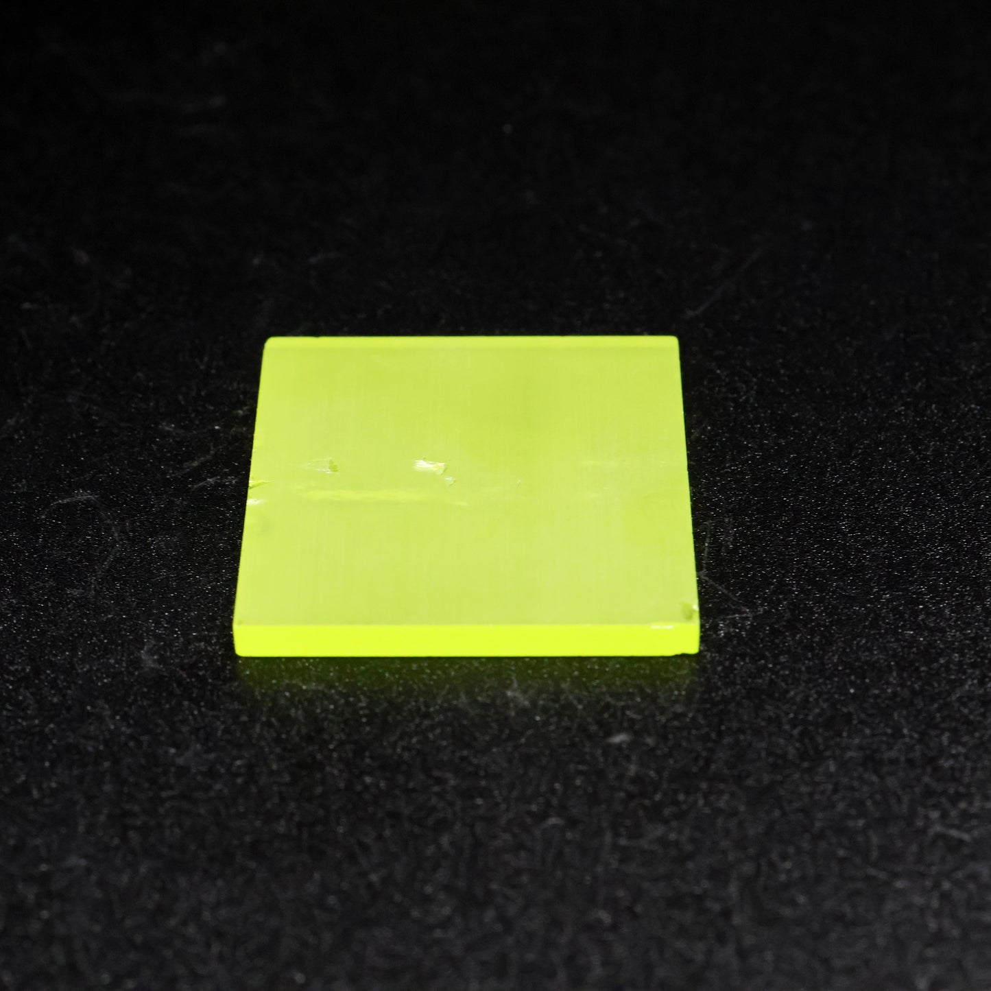 Day-Glow Yellow Gadolinium Aluminum Gallium Garnet (GAGG) Faceting Rough