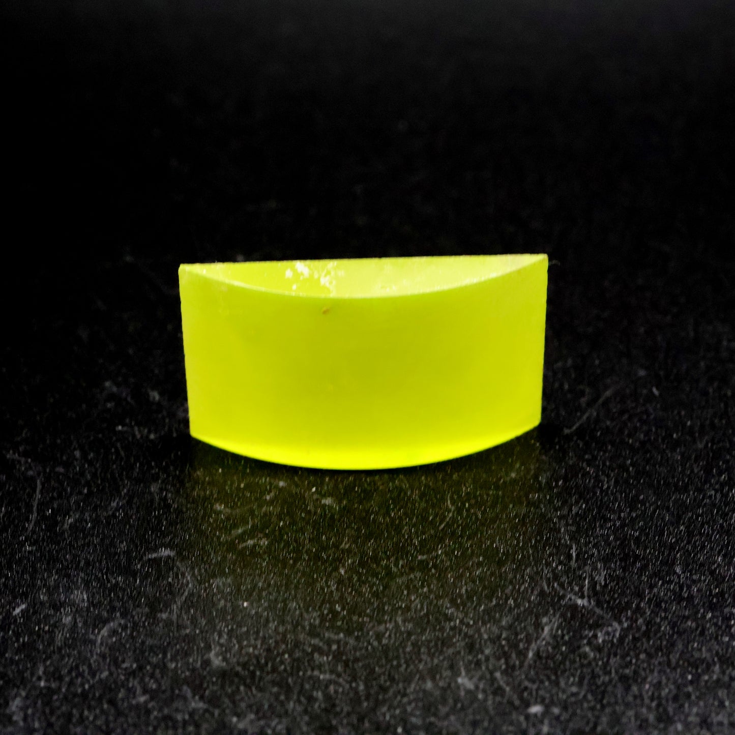 Day-Glow Yellow Gadolinium Aluminum Gallium Garnet (GAGG) Faceting Rough
