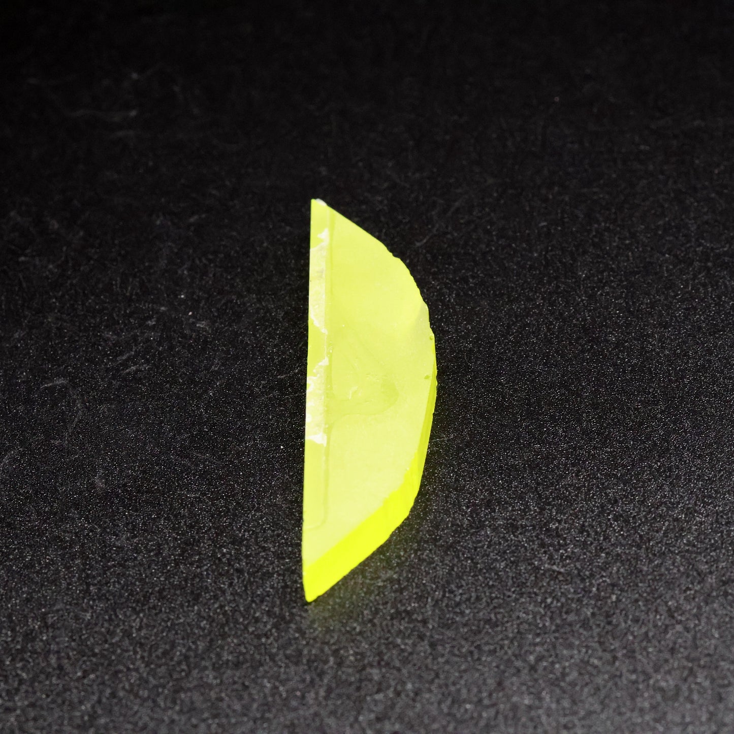 Day-Glow Yellow Gadolinium Aluminum Gallium Garnet (GAGG) Faceting Rough