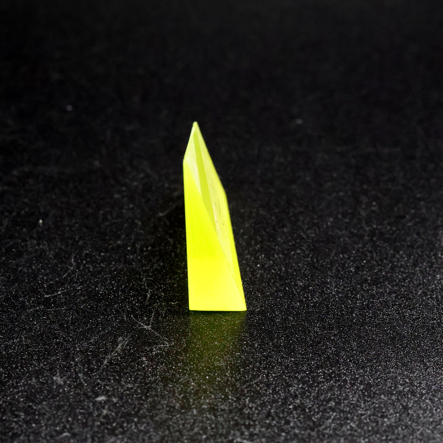 Day-Glow Yellow Gadolinium Aluminum Gallium Garnet (GAGG) Faceting Rough