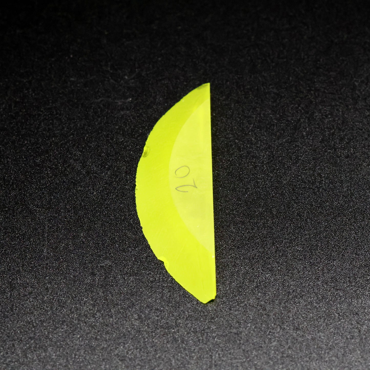 Day-Glow Yellow Gadolinium Aluminum Gallium Garnet (GAGG) Faceting Rough