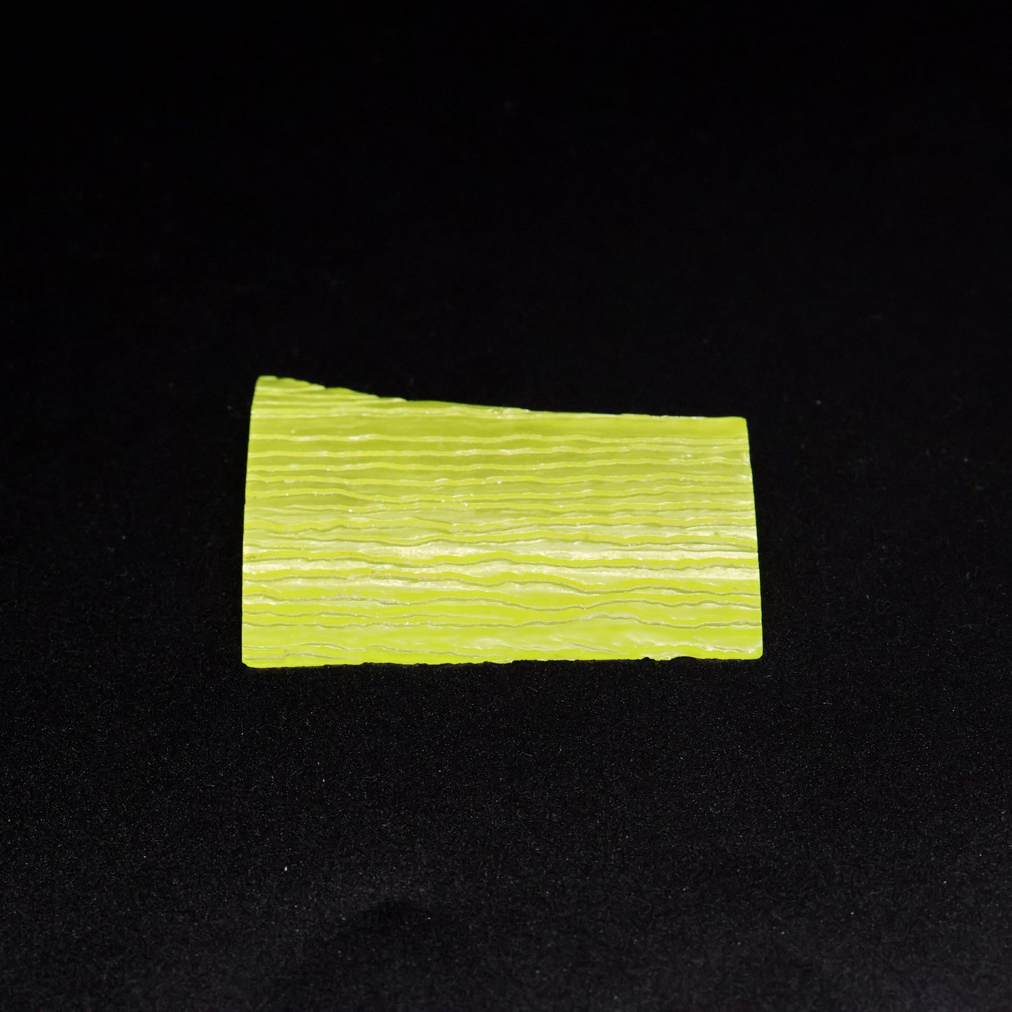 Day-Glow Yellow Gadolinium Aluminum Gallium Garnet (GAGG) Faceting Rough
