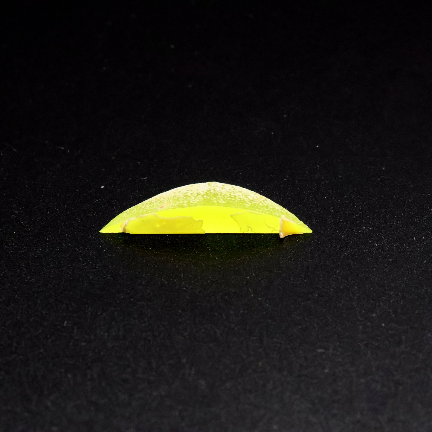 Day-Glow Yellow Gadolinium Aluminum Gallium Garnet (GAGG) Faceting Rough