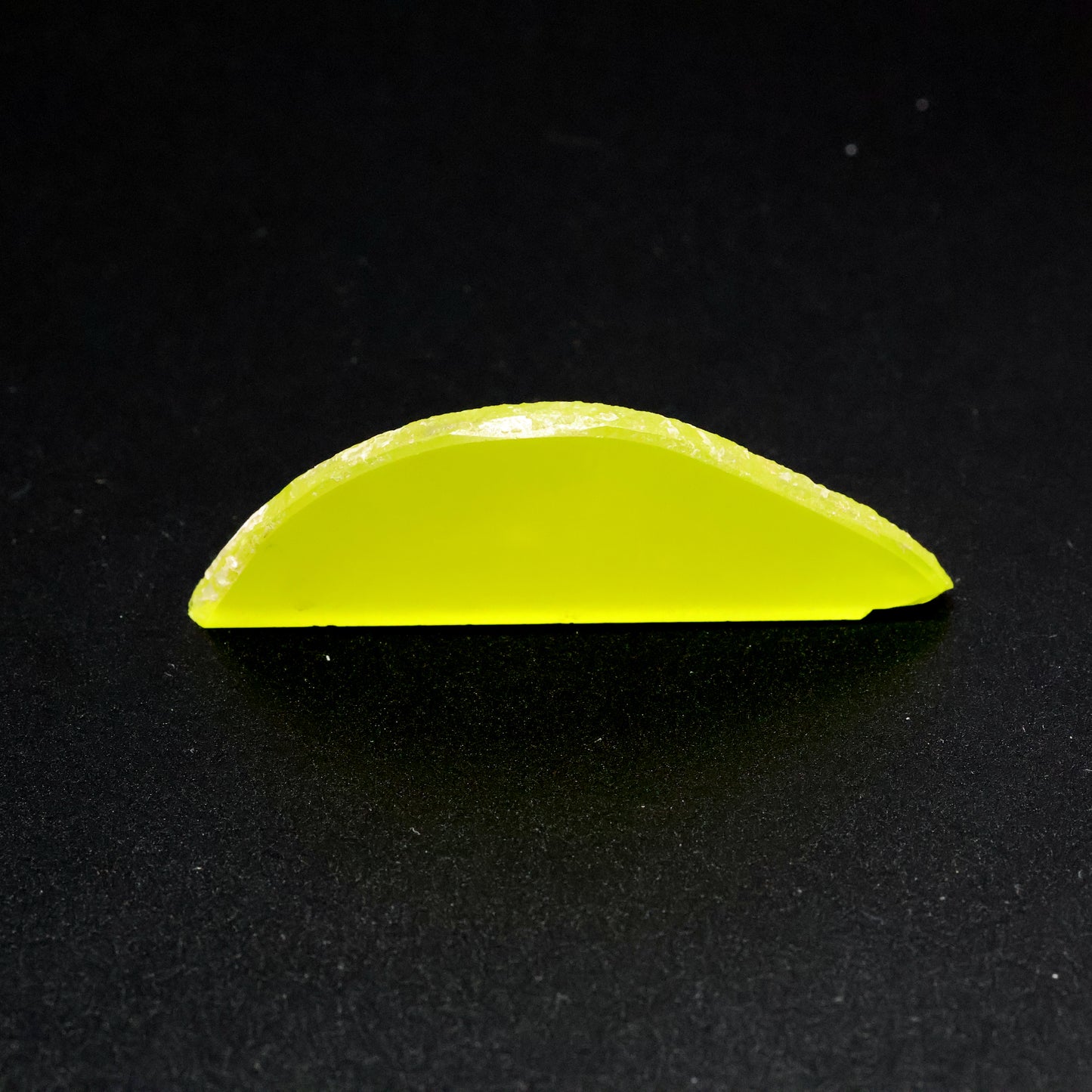 Day-Glow Yellow Gadolinium Aluminum Gallium Garnet (GAGG) Faceting Rough
