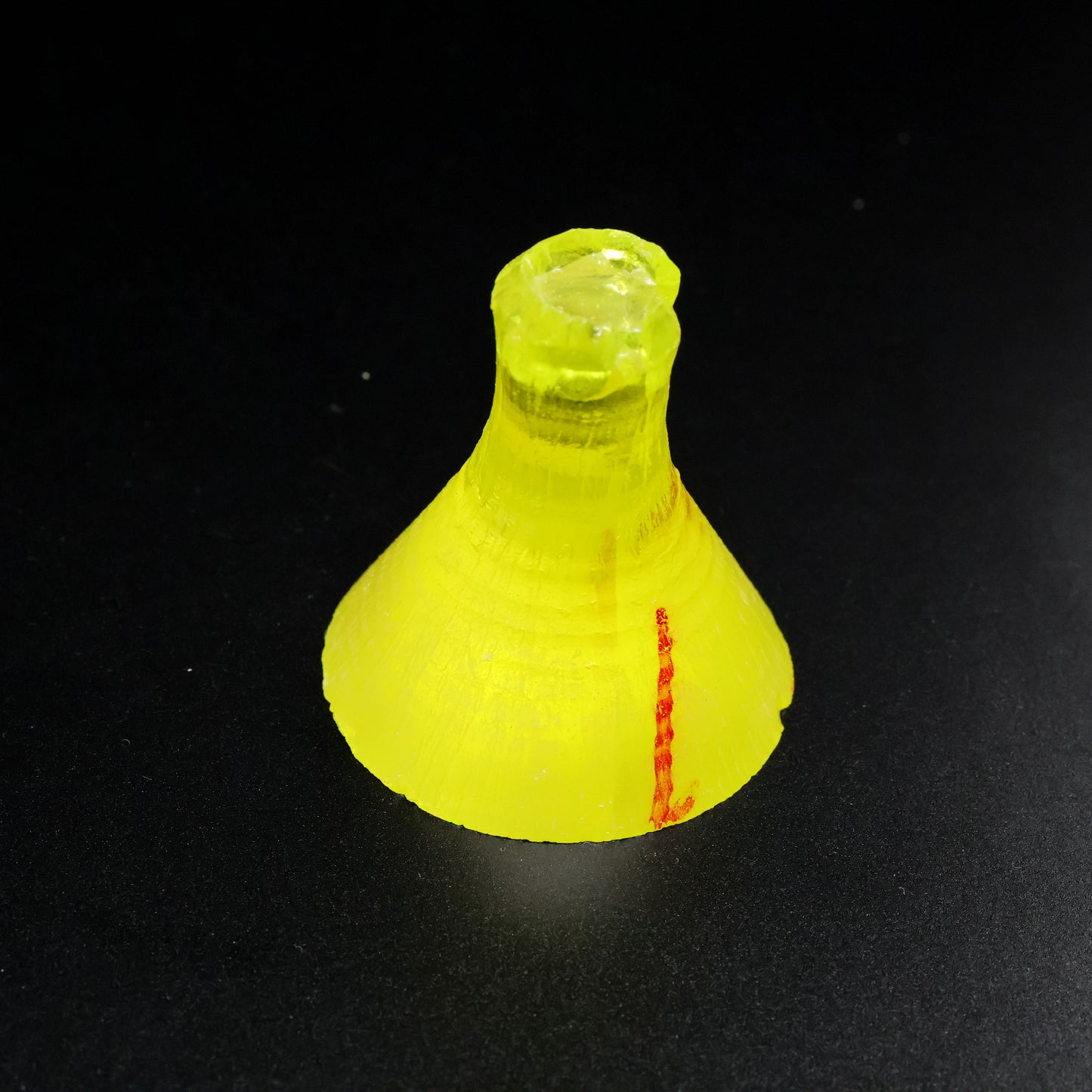 Day-Glow Yellow Gadolinium Aluminum Gallium Garnet (GAGG) Faceting Rough
