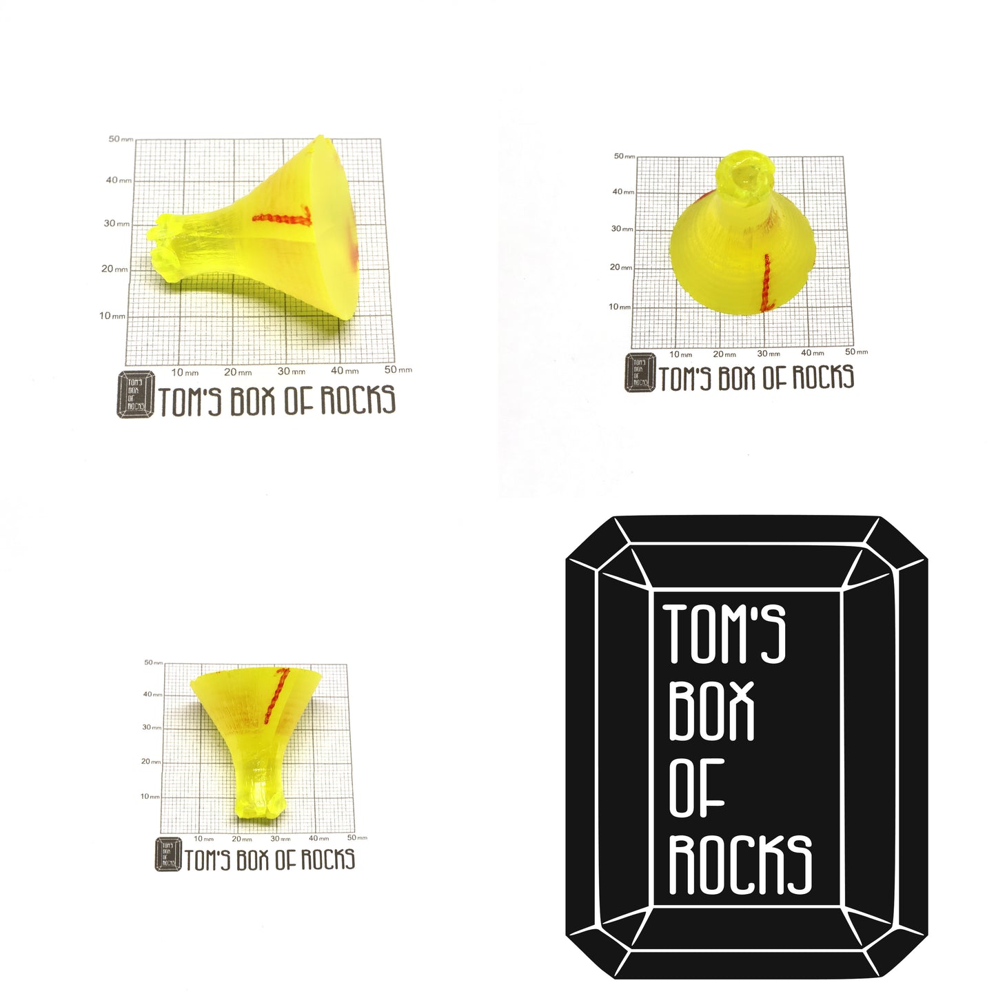Day-Glow Yellow Gadolinium Aluminum Gallium Garnet (GAGG) Faceting Rough