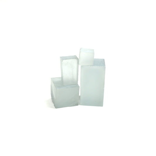 Ice Blue Polycrystalline (Ceramic) YAG - Faceting Rough : #BEGIN