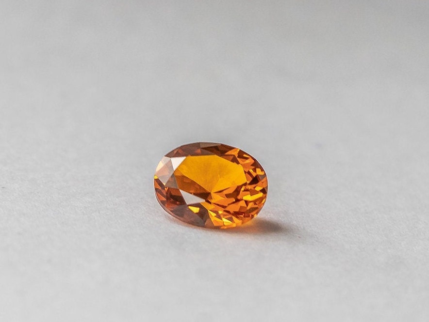 Orange Nanosital Synthetic Lab Created Faceting Rough for Gem Cutting - #144 - Various Sizes