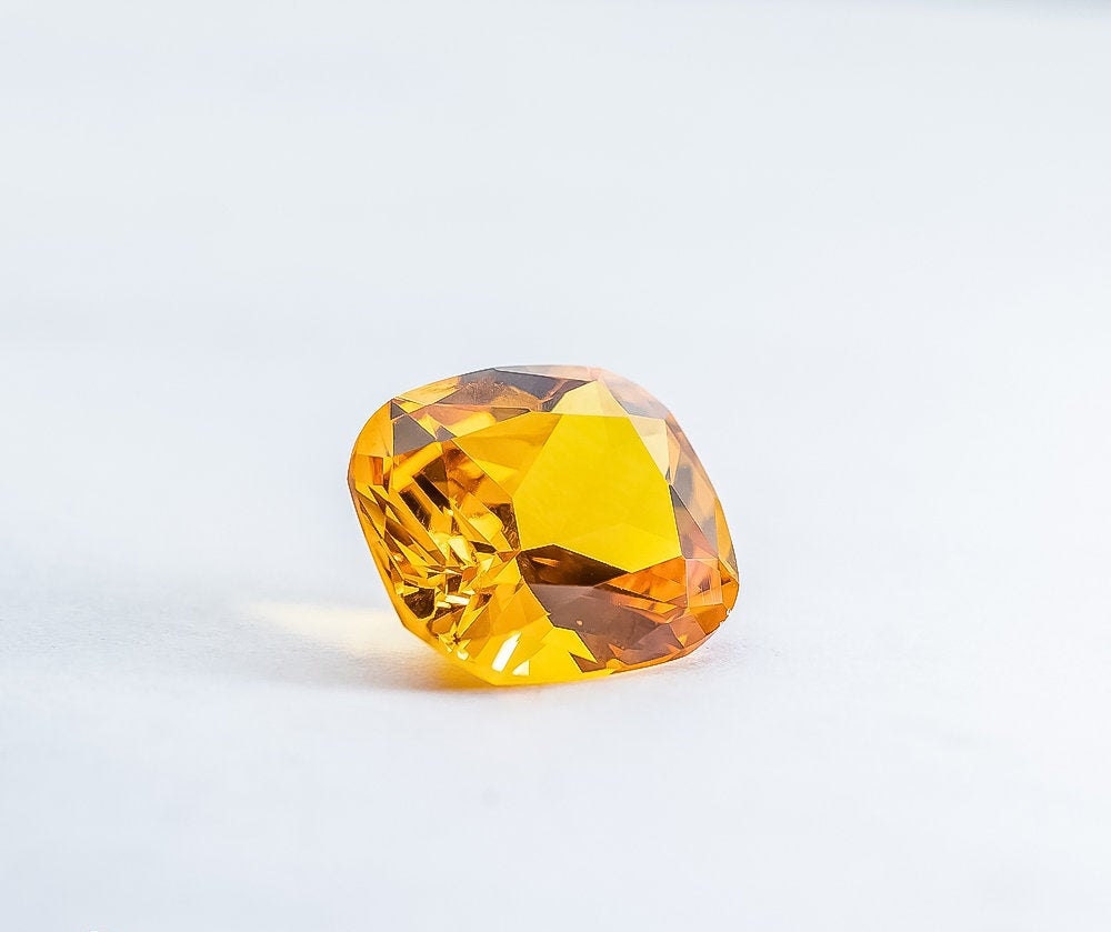 Yellow Sapphire Nanosital Synthetic Lab Created Faceting Rough for Gem Cutting - #A-1702 - Various Sizes
