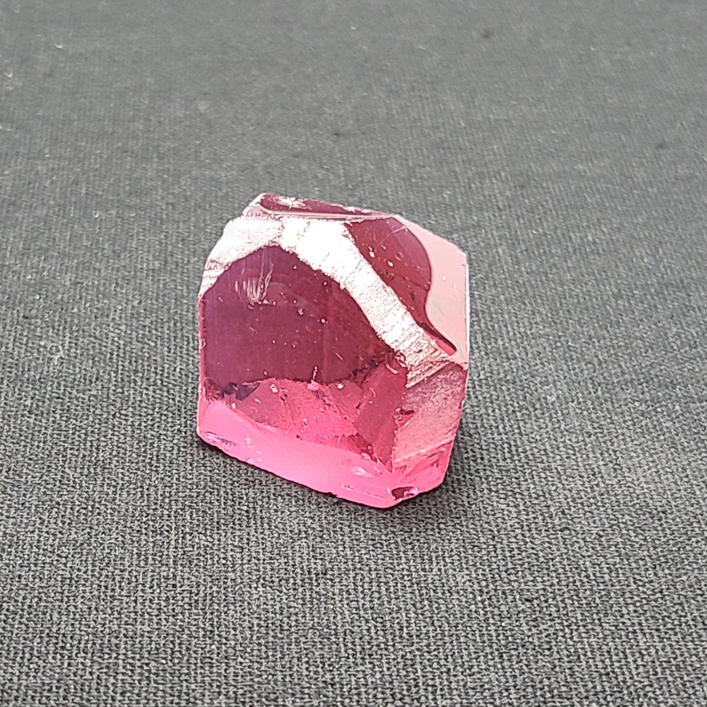 Rhodolite Nanosital Synthetic Lab Created Faceting Rough for Gem Cutting - #A-2462 - Various Sizes