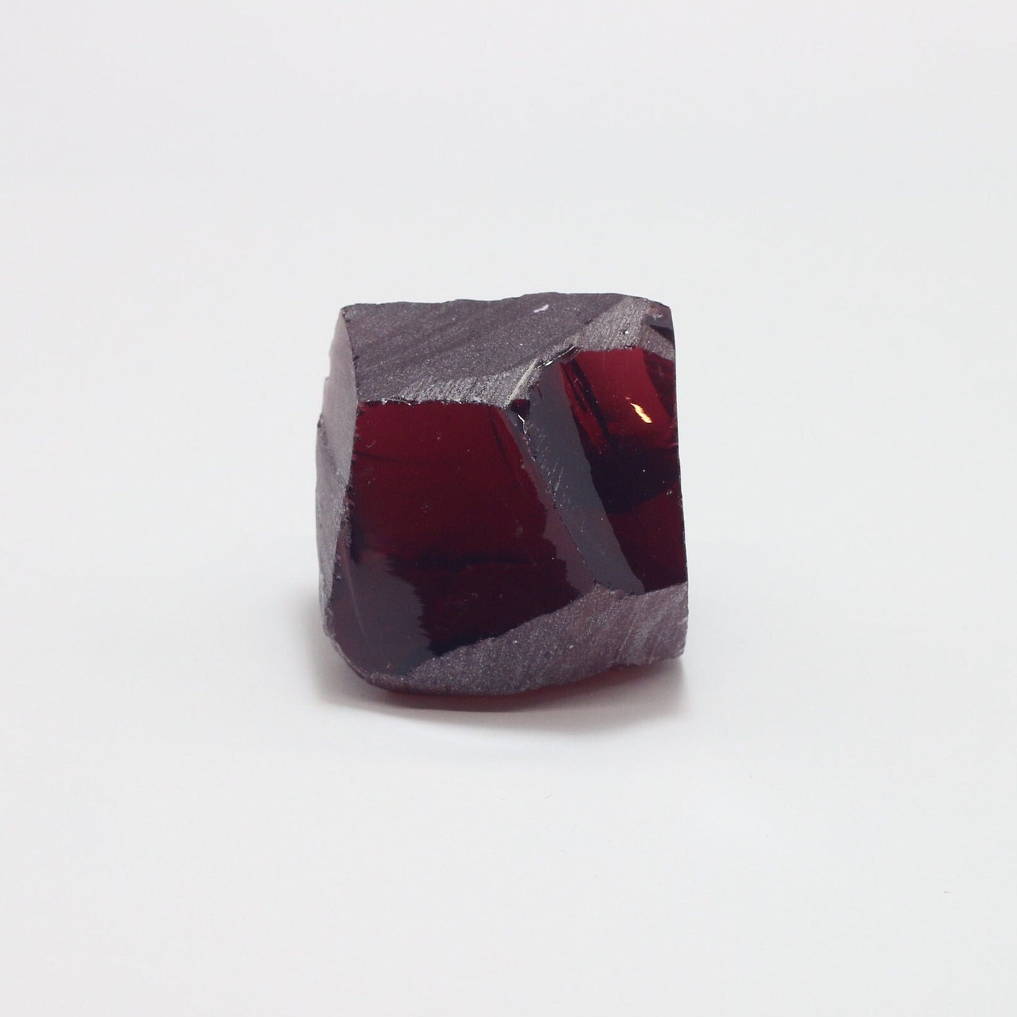 Light Bordeaux Nanosital Synthetic Lab Created Faceting Rough for Gem Cutting - #A-7859 - Various Sizes