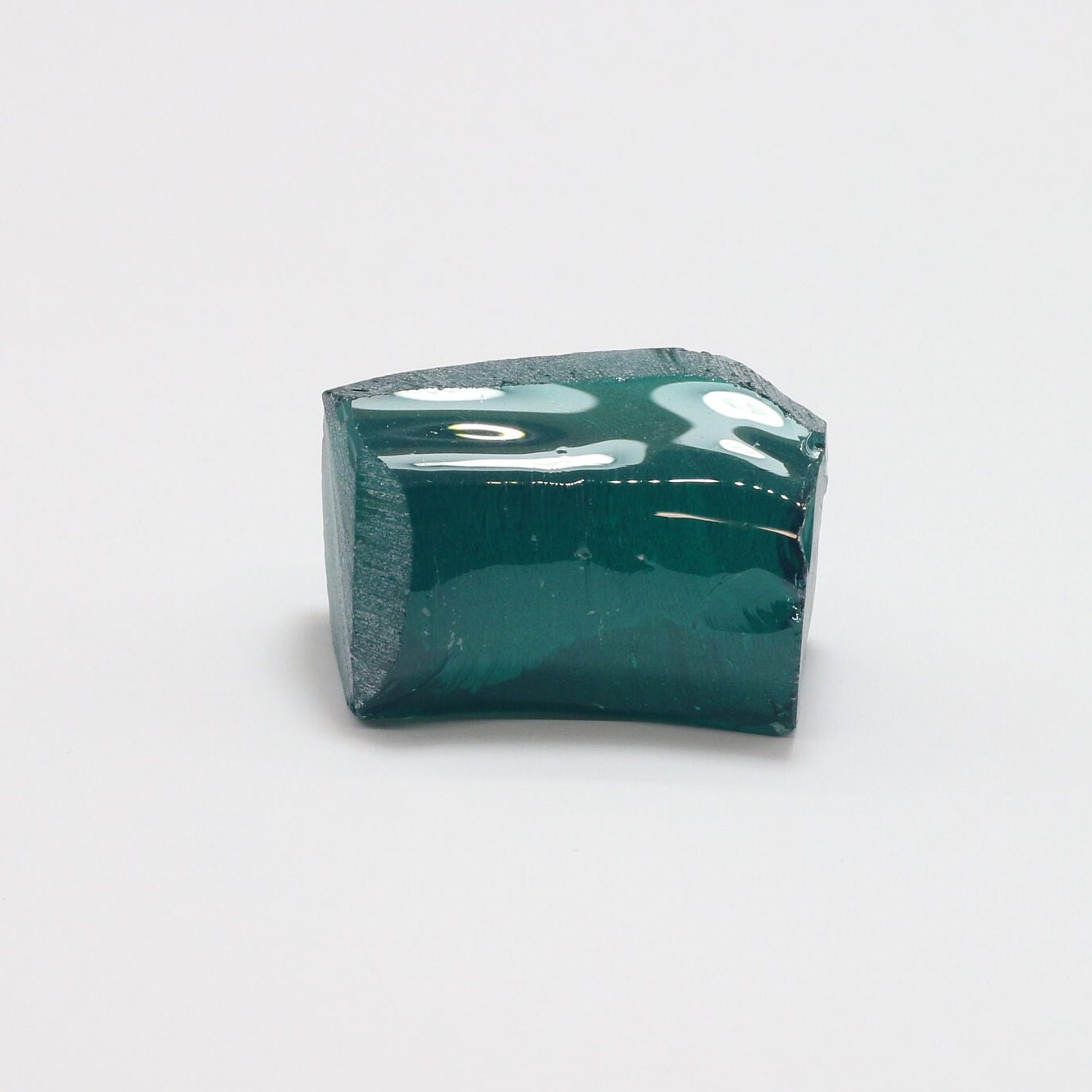 Mars Emerald Nanosital Synthetic Lab Created Faceting Rough for Gem Cutting - #C-204 - Various Sizes