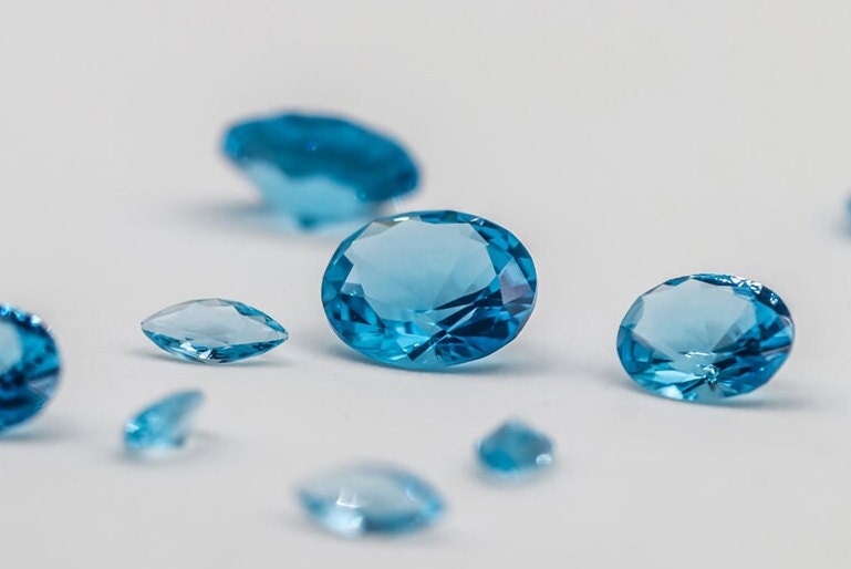 Extra Swiss Topaz Nanosital Synthetic Lab Created Faceting Rough for Gem Cutting - #E-257 - Various Sizes