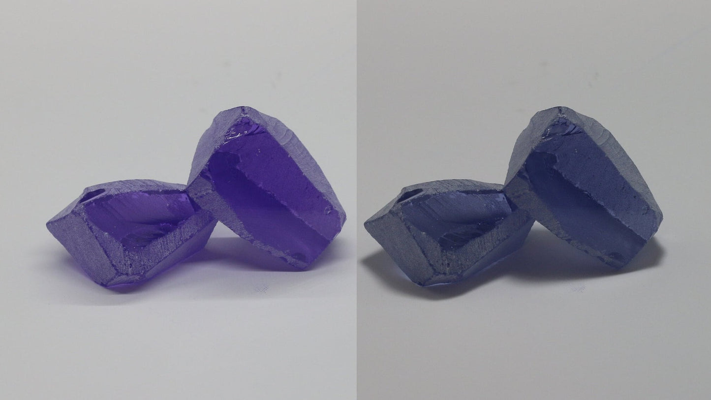 Color Changing Nanosital Synthetic Lab Created Faceting Rough for Gem Cutting - #E-260 - Various Sizes