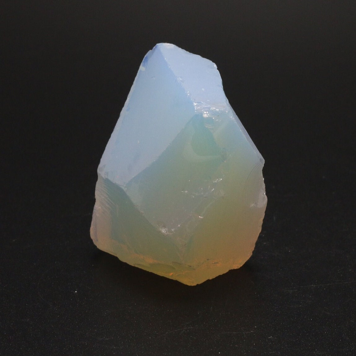White Opal Nanosital Synthetic Lab Created Faceting Rough for Gem Cutting - #001 - Various Sizes