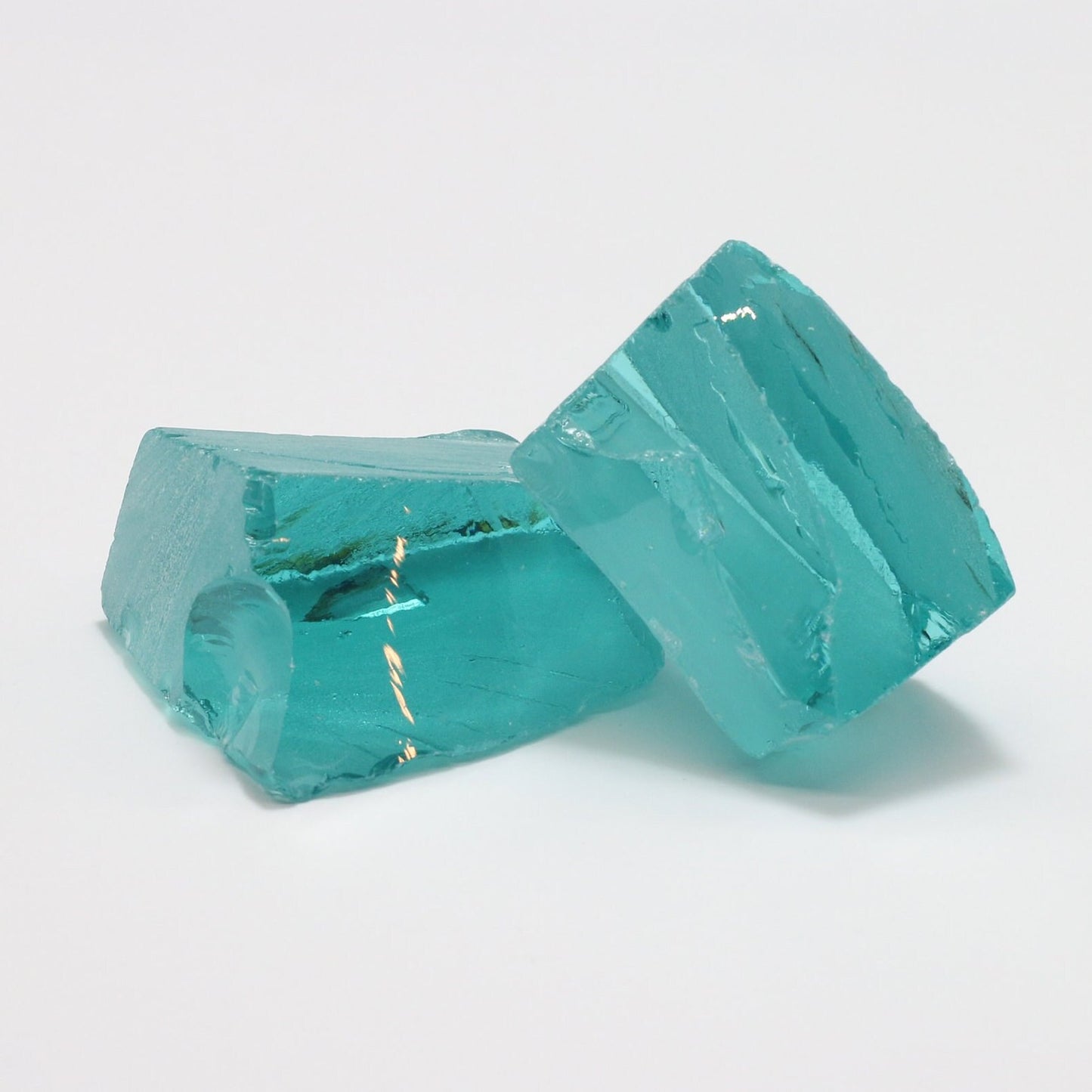 Aquamarine Nanosital Synthetic Lab Created Faceting Rough for Gem Cutting - #A-108 - Various Sizes
