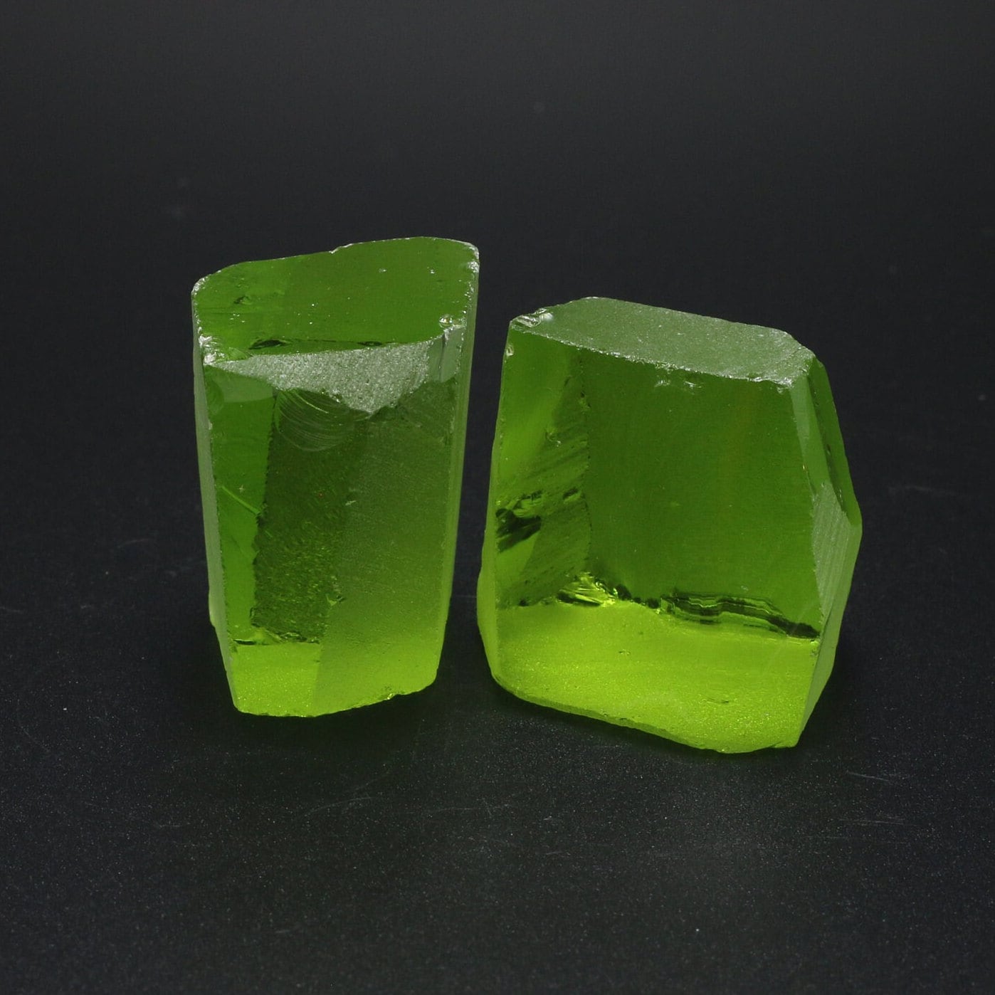 Limoncello (Lemon Quartz) Nanosital Synthetic Lab Created Faceting Rough for Gem Cutting - #B-3474 - Various Sizes
