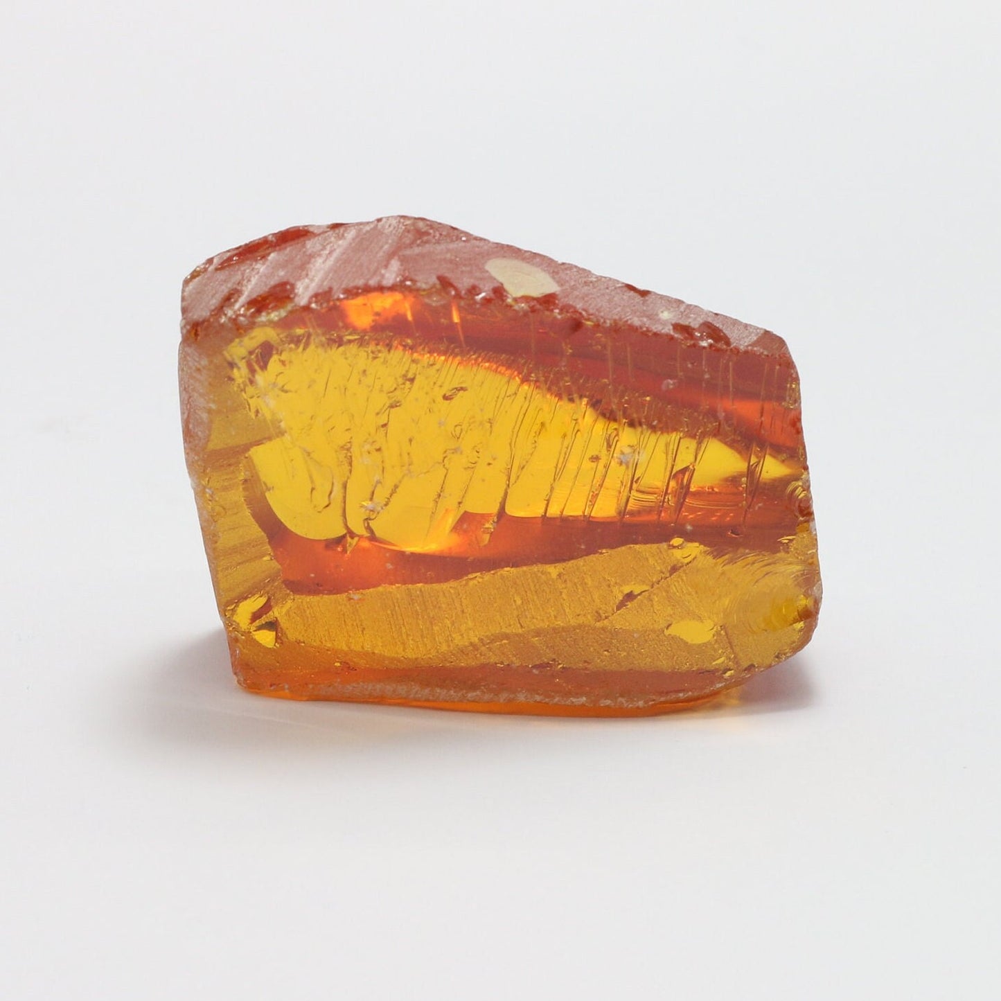Yellow Sapphire Nanosital Synthetic Lab Created Faceting Rough for Gem Cutting - #A-1702 - Various Sizes