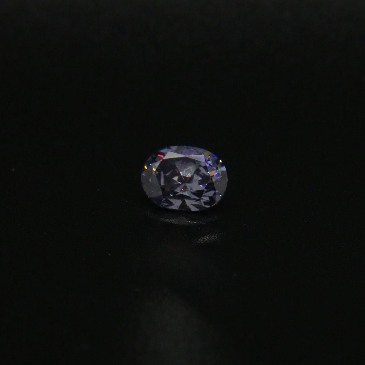 Ocean Grey Diamond Cubic Zirconia Faceting Rough for Gem Cutting - Various Sizes