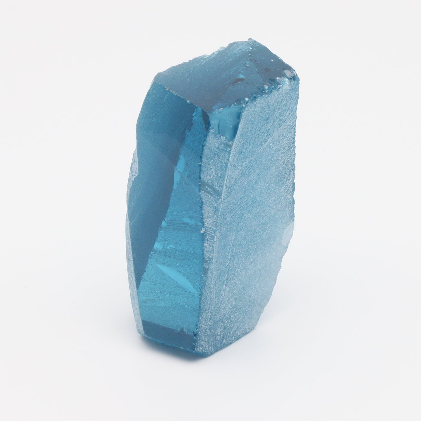 Sky Blue Topaz Nanosital Synthetic Lab Created Faceting Rough for Gem Cutting - #A-111 - Various Sizes