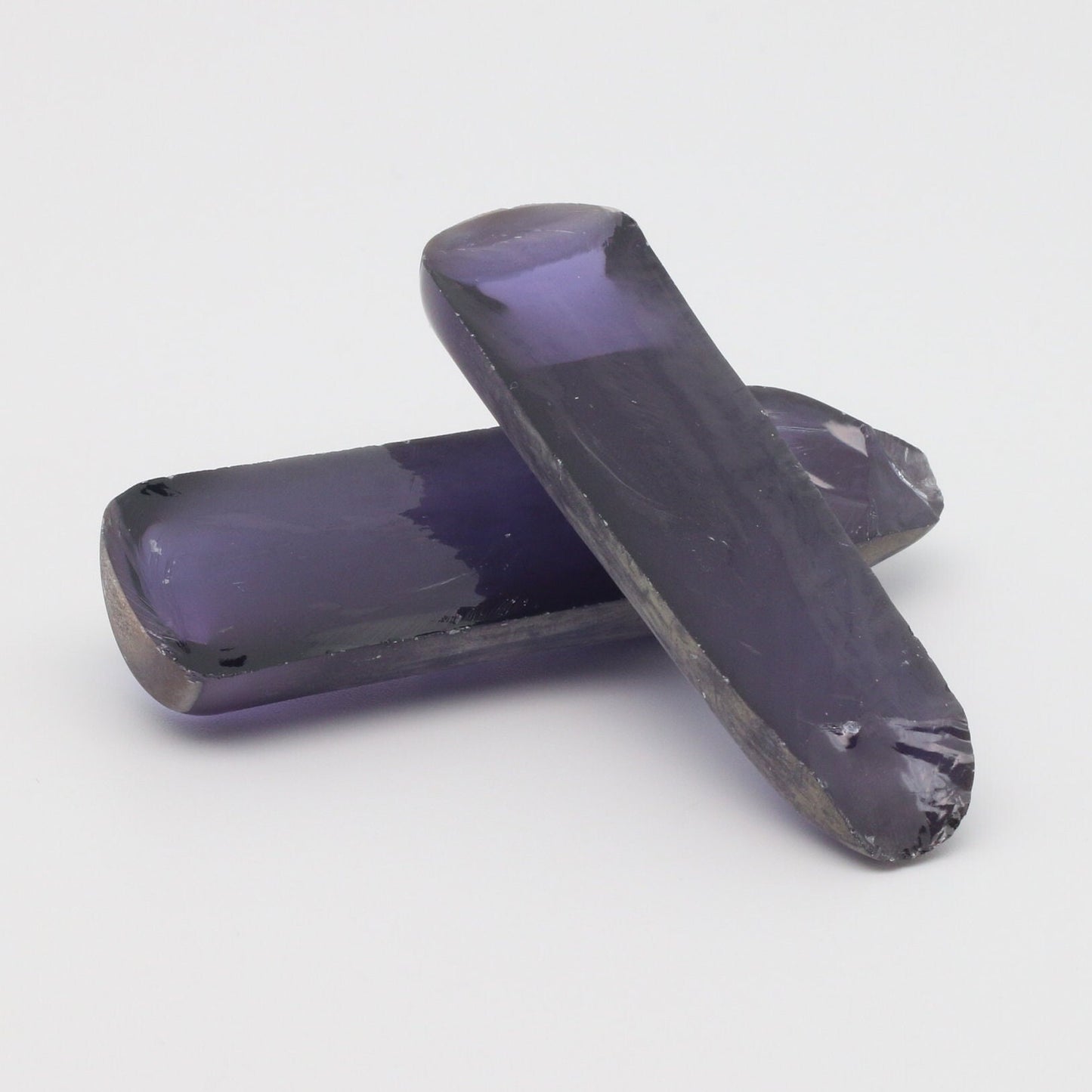 Djeva Alexandrite #45 Colored Lab Created Corundum Sapphire Faceting Rough for Gem Cutting - DISCONTINUED - Various Sizes - Split Boule