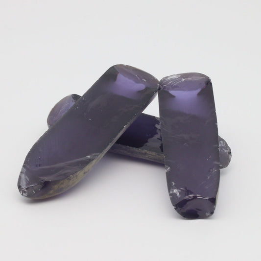 Djeva Alexandrite #45 Colored Lab Created Corundum Sapphire Faceting Rough for Gem Cutting - DISCONTINUED - Various Sizes - Split Boule
