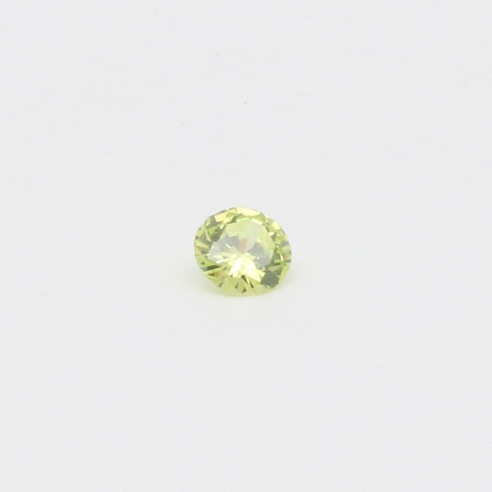 Heliodor Cubic Zirconia Faceting Rough for Gem Cutting - Various Sizes