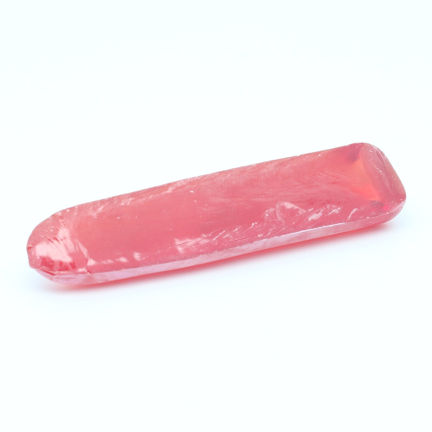Djeva Padparadscha #57SP Lab Created Corundum Sapphire Faceting Rough for Gem Cutting - DISCONTINUED - Various Sizes - Split Boule