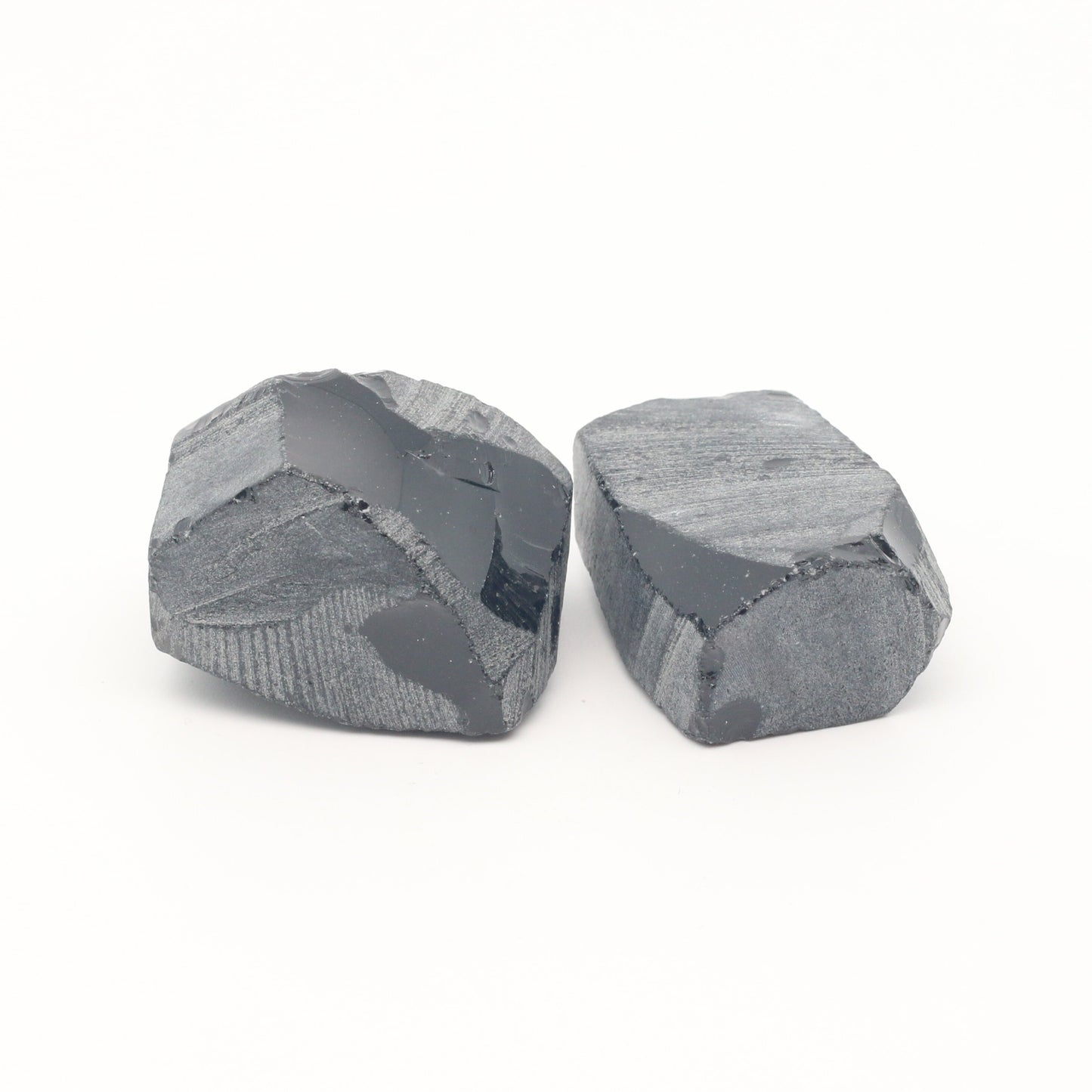 Black Nanosital Synthetic Lab Created Faceting Rough for Gem Cutting - #0004 - Various Sizes