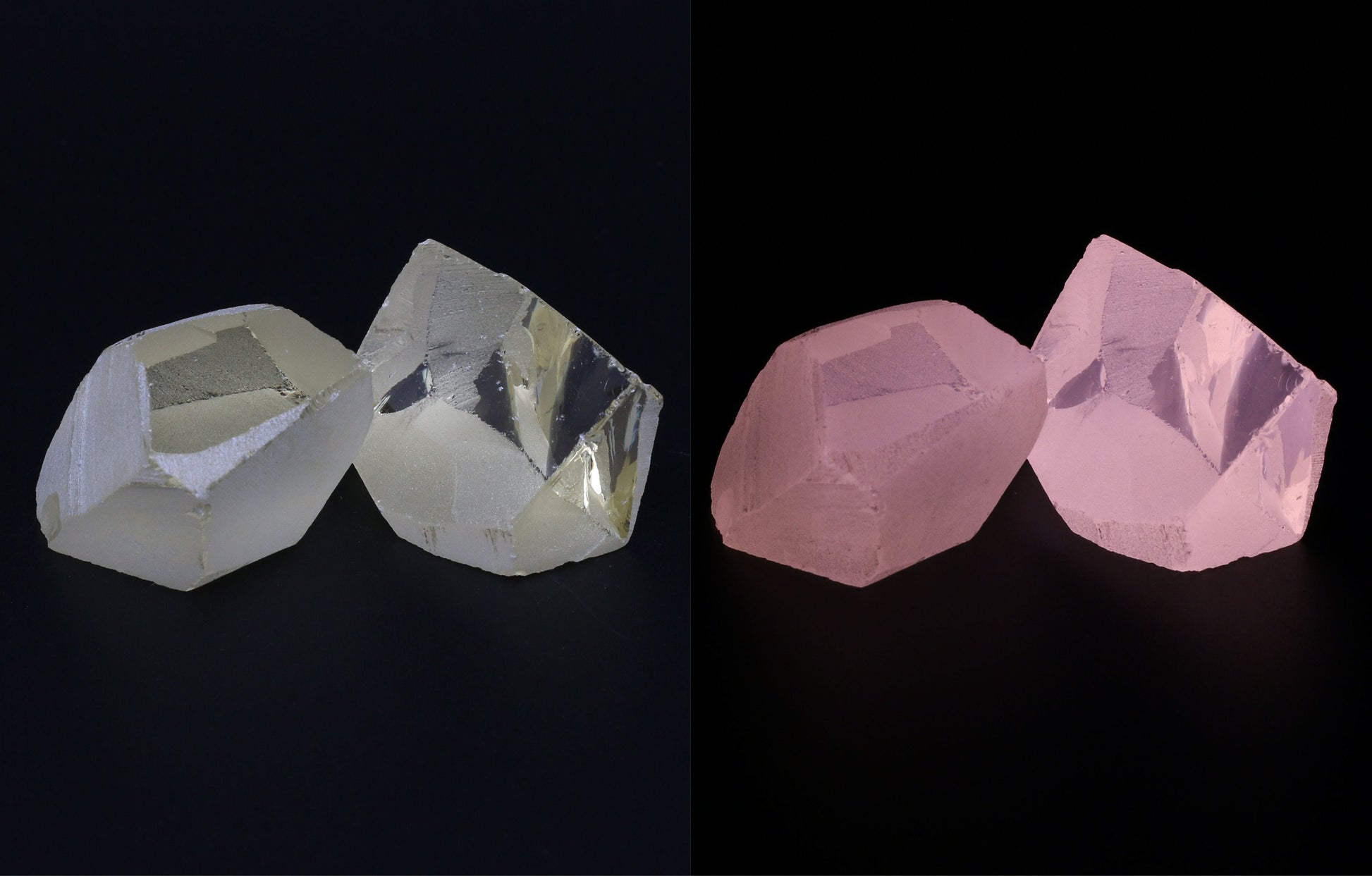 UV Reactive Nanosital #E-377 Synthetic Lab Created Faceting Rough for Gem Cutting - Various Sizes