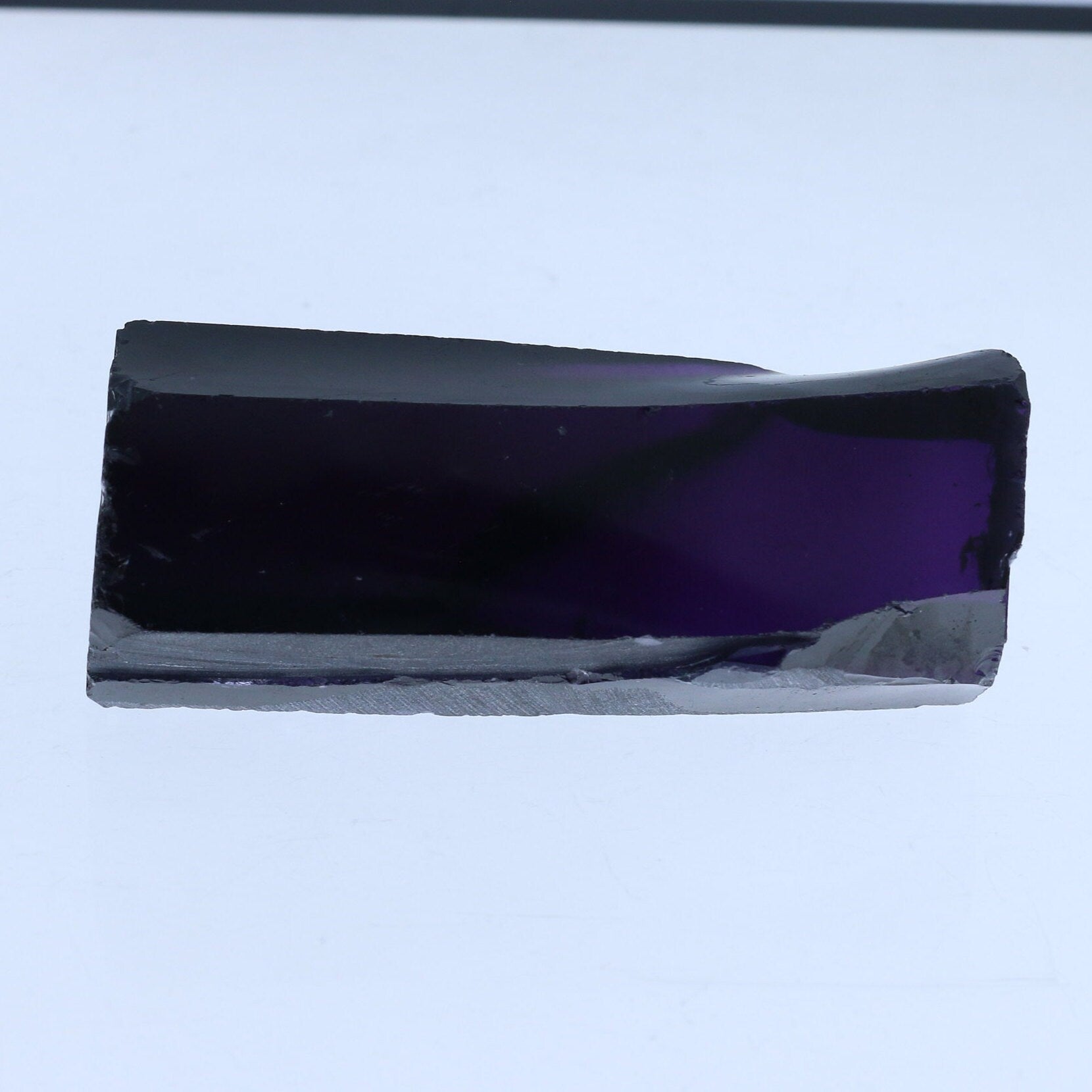 Dark Amethyst Cubic Zirconia Faceting Rough for Gem Cutting - Various Sizes