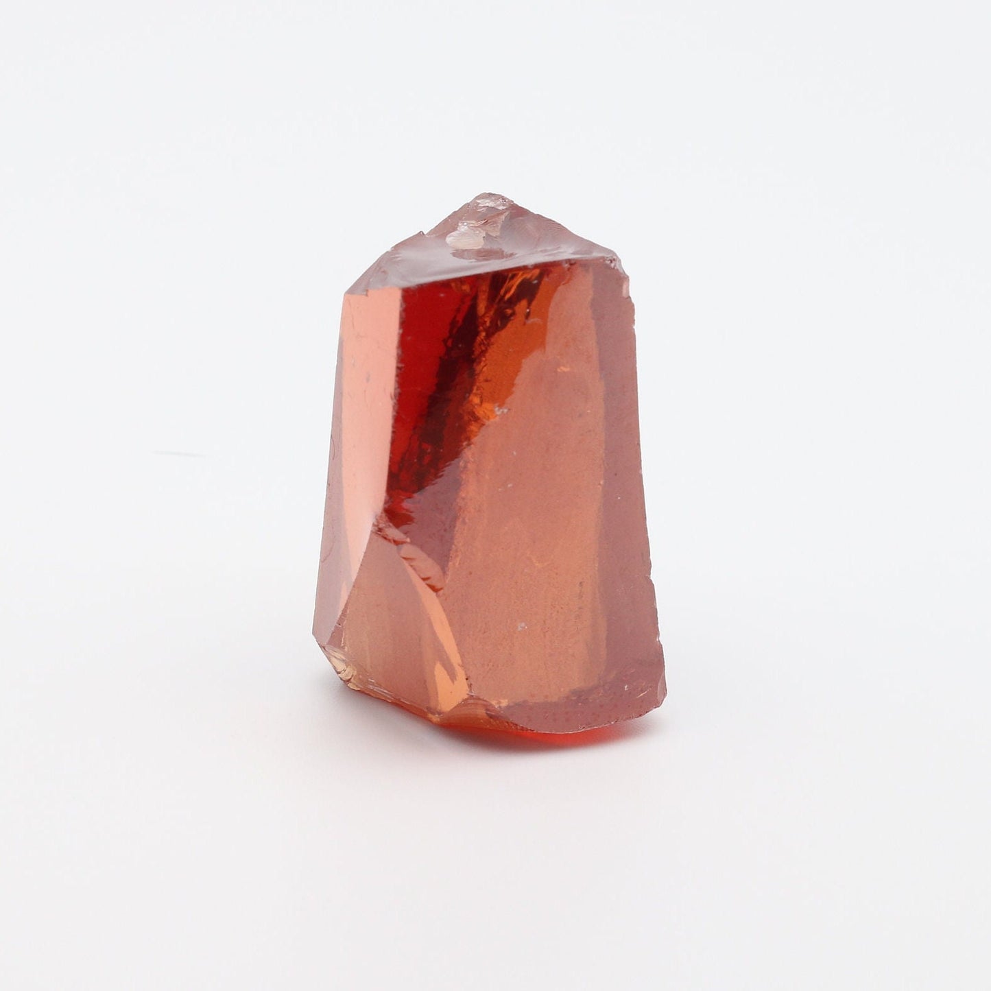 Dark Champagne Cubic Zirconia Faceting Rough for Gem Cutting - Various Sizes