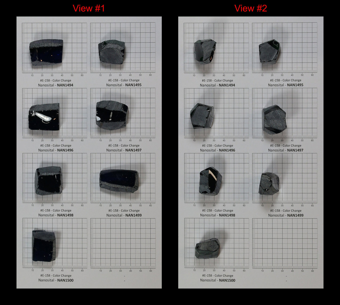 Color Changing Nanosital Synthetic Lab Created Faceting Rough for Gem Cutting - #E-158 - Various Sizes