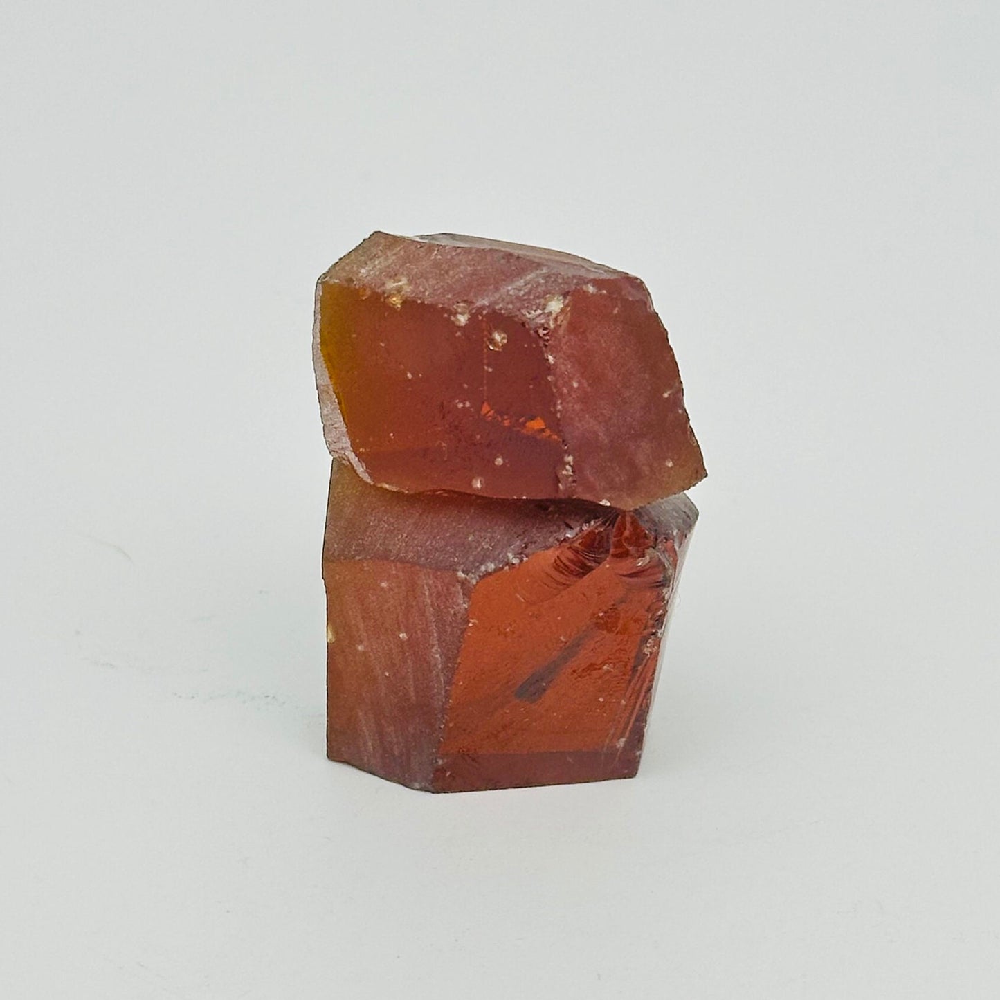 Dark Spessartite Garnet Nanosital Synthetic Lab Created Faceting Rough for Gem Cutting - #A-2389 - Various Sizes