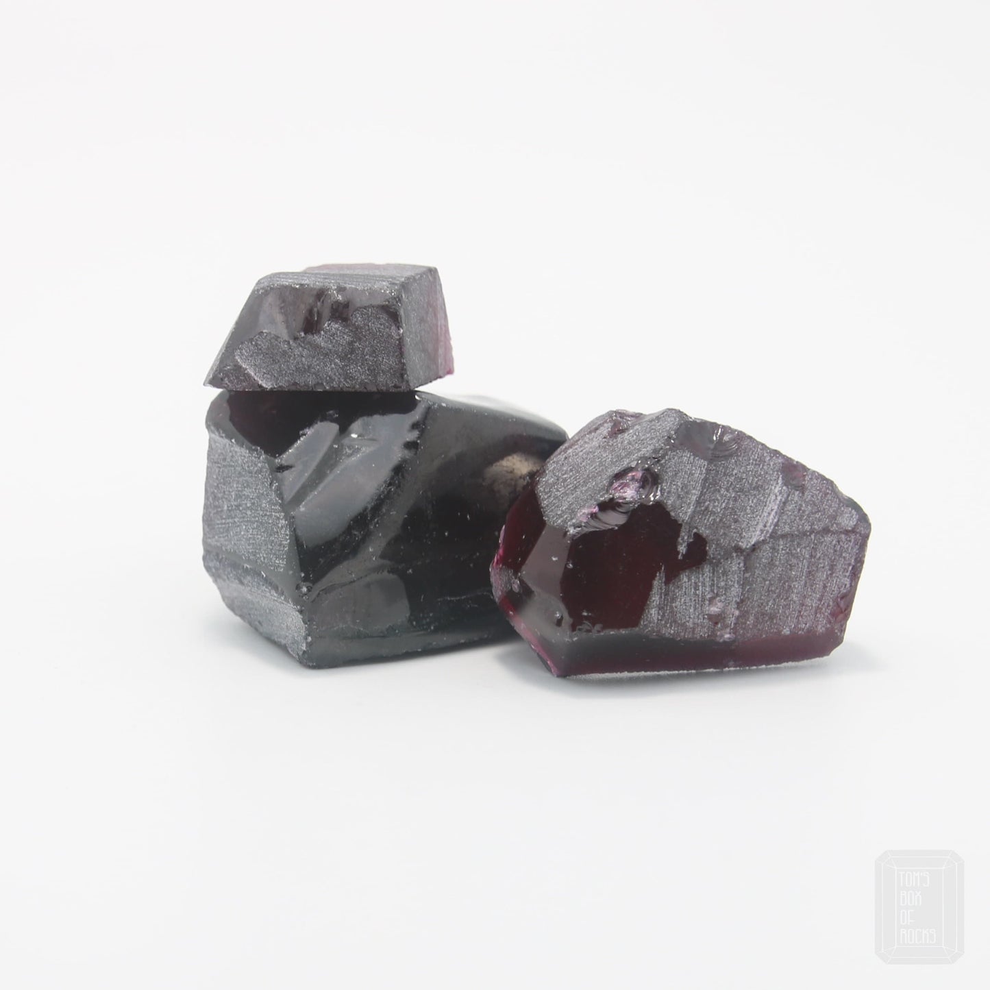Medium Rubellite Nanosital Synthetic Lab Created Faceting Rough for Gem Cutting - #B-249 - Various Sizes