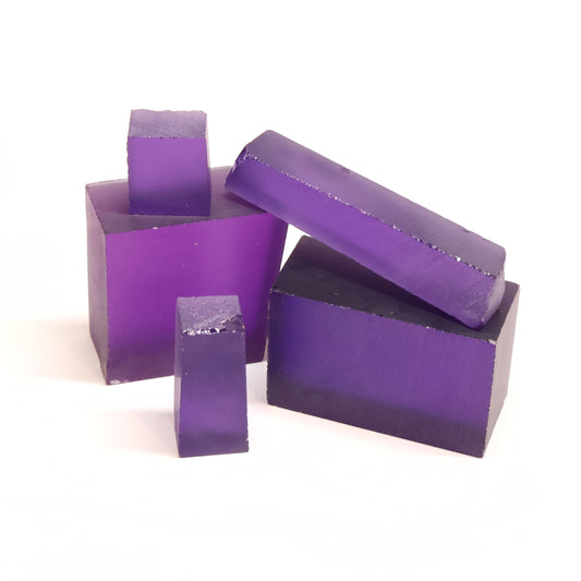 Purple Czochralski Pulled Sapphire (Bluish Hue) - Grade A - Faceting Rough