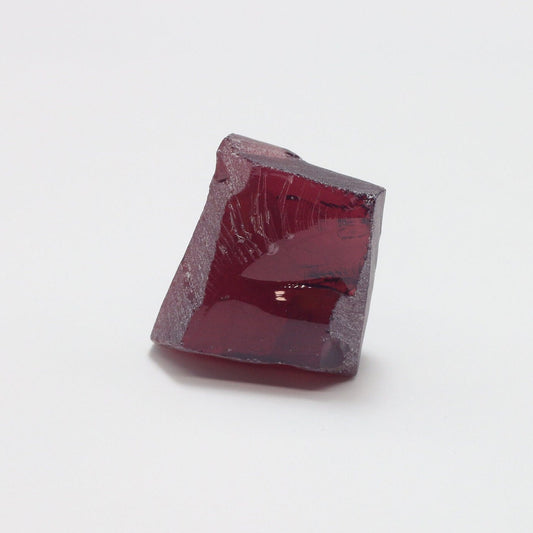 Nanosital Simulated Light Bordeaux Lab Created Faceting Rough for Gem Cutting - #A-7859 - Various Sizes #BEGIN