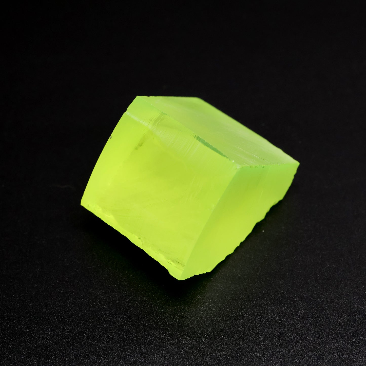 Lab-Grown LuAG Garnet – Intense UV Reactive Gemstone Rough